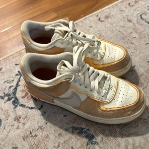 Nike Air Force 1 Shadow - cashmere/orange